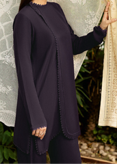 C-S 029- STITCHED 2PC DHANAK CO-ORD SET.