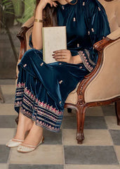 Grace W998-Embroidered 2pc Velvet Dress.