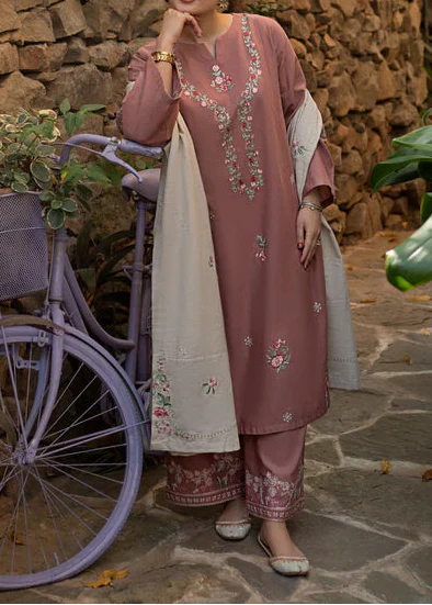 Grace S1436-Embroidered 3pc Lawn Dress With Printed Lawn Dupatta.