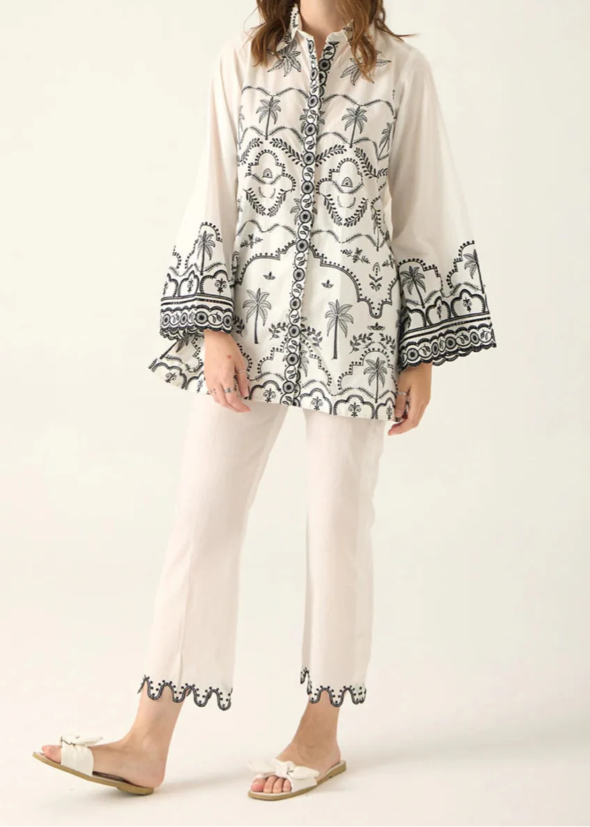 Grace W918-Embroidered 2pc Marina Dress.