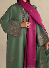 Grace Z-(S1290)- Stitched Embroidered 3pc Lawn Dress With Printed Lawn Dupatta.