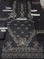 Grace S1256-Embroidered 3pc lawn dress with Embroidered Chiffon dupatta.