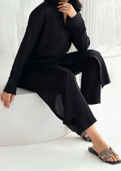 C-S 026- STITCHED 2PC DHANAK CO-ORD SET.