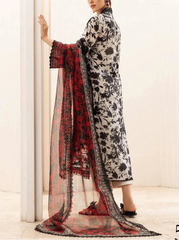 Grace S1104-Printed & Embroidered 3pc Lawn dress with Digital Printed Lawn Dupatta.