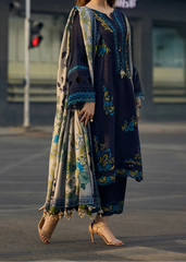 Grace S1446-Embroidered 3pc Lawn Dress With Printed Lawn Dupatta.